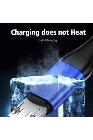 Prestigegoods 2.4a Usb Tip C Mikro Usb Kablosu, Hızlı Şarj, Samsung Galaxy Xiaomi Huawei Uyumlu, Usb-c Şarj Kablosu