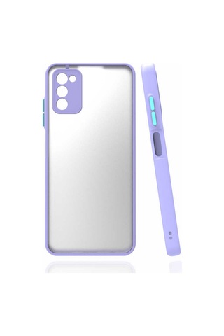 Zore Galaxy Uyumlu A03s Kılıf Hux Kapak - Kırmızı Kirmizi
