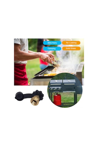 Leezsing Pol Hızlı Bağlantı - Propan Tankı Adaptörü Pirinç Ve Plastik Diğer