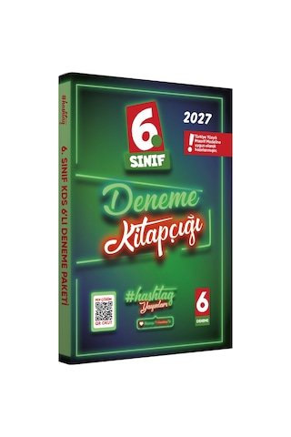 2027 6.Sınıf #hashtag Kazanım Değerlendirme Sınavı 6lı SARMAL Deneme Paketi Çözümlü Türkiye Geneli