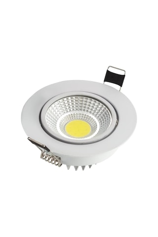 Zmr 5 W Cob Led Spot Panel Armatür Beyaz Kasa 6400k