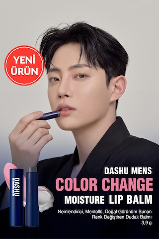 Dashu Mens Color Change Moisture Lip Balm Pembe
