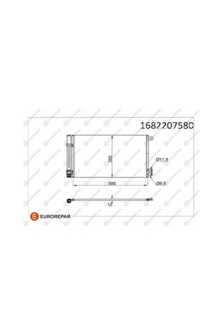 Klima Radyatörü - Fiat Qubo, Grande Punto, Punto, Fiorino, Giulietta - Eurorepar-1682207580
