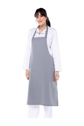 Gri Boyundan Askılı Önlük, Önlük Mutfak Garson Aşçı Unisex (514421229)