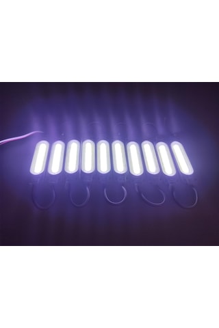 Replax Parmak Cob Led Beyaz 12 Volt Su Geçirmez 10,lu 3m Bantlı