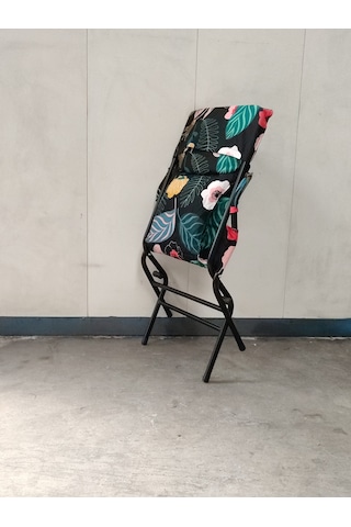 Yapa-Yavuzpaşalar Katlanan Şezlong Sandalye -- Siyah Iskeletli, Polyester Kumaş (539725612) Siyah