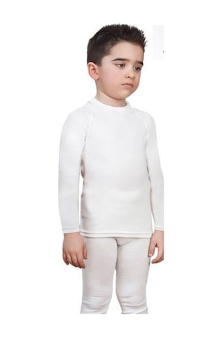 Aqua Cm2511 Termal Çocuk Uzun Kol Fanila Siyah