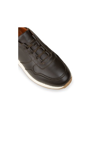 Deery Erkek Haki Hakiki Deri Sneaker Ayakkabı - E8210mhake01 Haki
