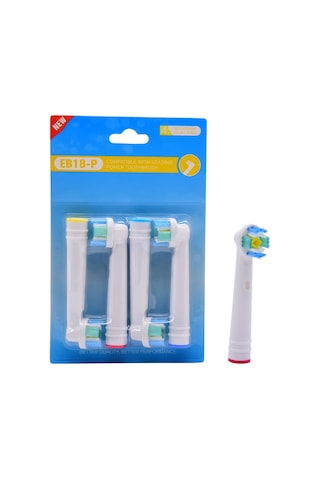 Kyver 3D White Dış Fırçası Yedek Başlığı 4’lü