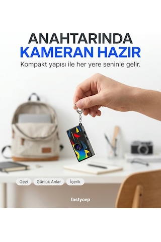 Bezos G6 Thumb Camera Mini Anahtarlık Kamera 1080p Hd Video Kayıtlı Retro Tasarım Taşınabilir Mini Dijital Kamera Nıda