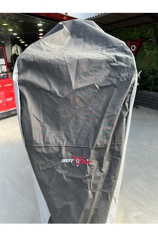 Motokit Universal Büyük Boy Motosiklet Brandası Gri