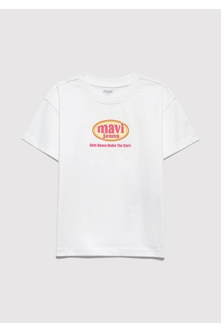 Mavi - Baskılı Ekru Tişört 7610391-70057 Ekru