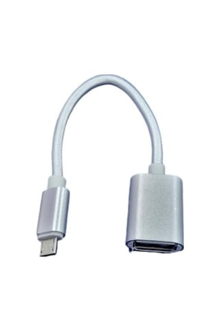Usb To Micro Usb Cep Telefonu Otg Çevirici Usb Girişi Micro Usb Ye Dönüştürücü Kablo Cable To Micro Otg Usb Tak Çalıştır Hasır