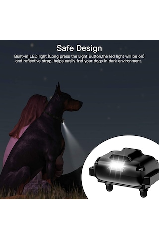 Evcil Hayvan Malzemeleri Köpek Eğitmeni Havlama Önleyici Cihaz Elektrik Şok Tasması Elektronik Tasma-