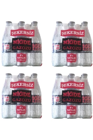 Niğde Gazozu Şekersiz 250 Ml X 24 Adet