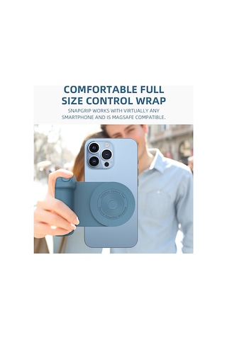 Ximistore9 Mavi Bt Bağlantılı Manyetik Telefon Tutucu - 10w Kablosuz Şarj, 200mah Batarya Ve Kaymazsız Tutucu Mavi