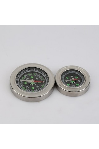 Yuvarlak Metal Kasa Dayanıklı  Pusula 80mm Çok Renkli