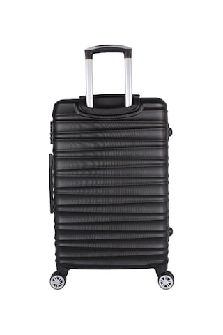 Bagacar Md Siyah Abs Tekerlekli Büyük Boy Valiz