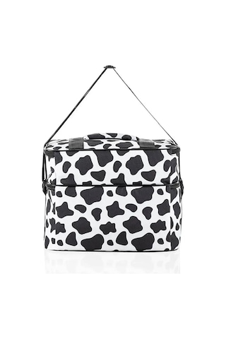 Ns Reliable Kamp Piknik Termal Soğutucu Yalıtımlı Buzluk Termos Çanta - 960 Dalmaçya Desenli Çok Renkli