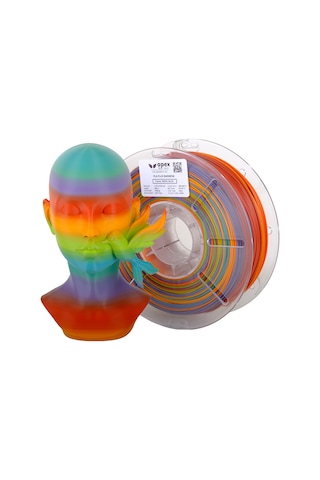 Apex3d Gökkuşağı Pla+ Filament - Tropik Işıltı 1 Kg 1.75mm