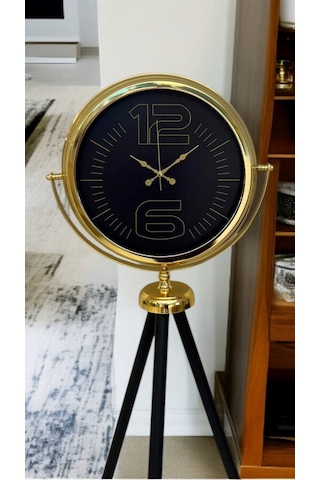Büro Ev Ofis Hediyesi İçin Golden Stil Üç Ayaklı Dekoratif Saat Diğer