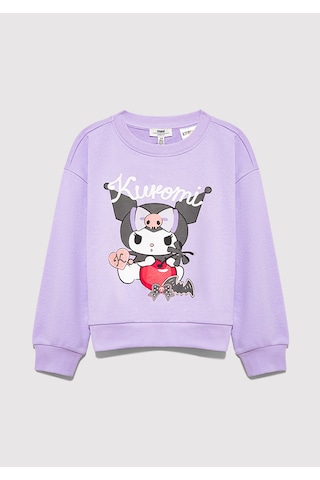 Mavi - Kuromi Baskılı Mor Sweatshirt 7s10183-70519 Mor