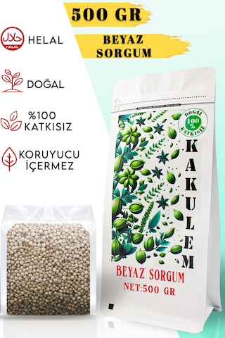 Kakulem Sertifikalı Beyaz Sorgum Dal Darı 500 Gr