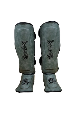 Dragondo 40715-p Kaval Ayak Koruyucu Gri Profesyonel Kick Boks Kaval Koruyucu Gri