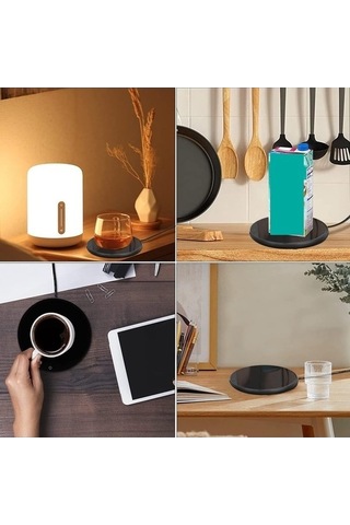 Ulzyvf Createtech Usb Siyah Pedi Kahve Isıtıcı, Gri Fincanı Elektrikli Ambition - Ox, Taşınabilir Masada Kullanım İçin Pratik - Siyah Gri - Siyah