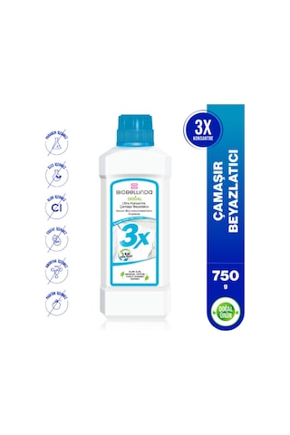Biobellinda 3x Ultra Konsantre Çamaşır Beyazlatıcı 750 G X 2 Adet