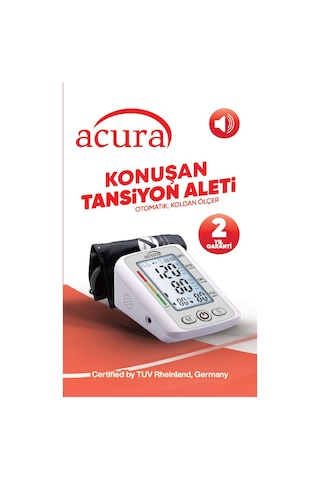 Acura AC-433K Geniş Ekranlı Türkçe Konuşan Tansiyon Aleti