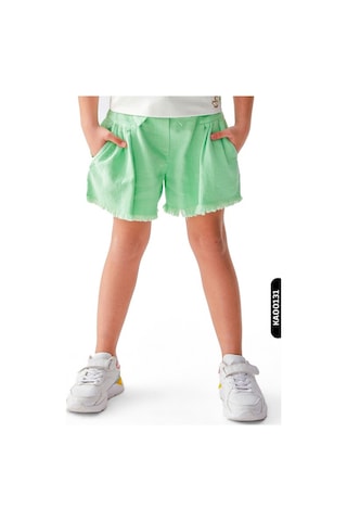 Xo Kids Kız Çocuk Şort 4-8 Yaş 56509 Yeşil