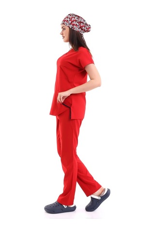 Bflex Unisex Likralı Yarasa Kol Takım - 6414 Kırmızı 6414 Kırmızı Soft