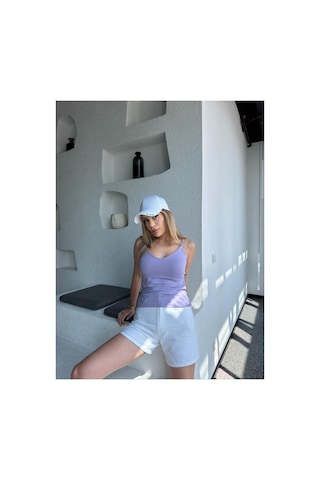 Rouge Basıc Basic Ayarlanabilir Askılı Polyemid Body Lila