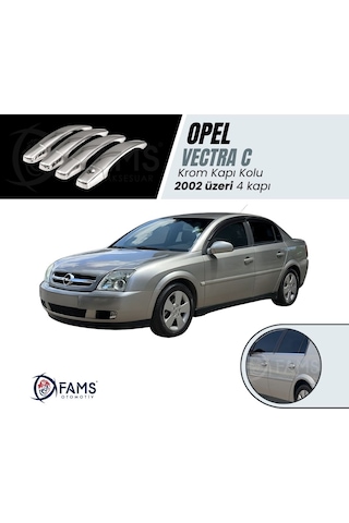 Opel Vectra C Krom Kapı Kolu 4 Kapı 2002 Üzeri P. Çelik