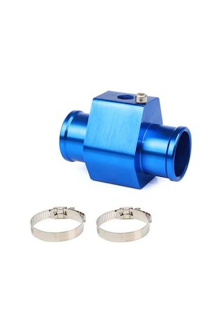Sones Araba Su Sıcaklığı Ölçer Sıcaklık Ölçer Ortak Boru Radyatör Sensörü Adaptör Kelepçeleri, Boyut: 30mm Mavi