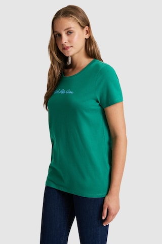 U.s. Polo Assn. Kadın Koyu Yeşil Tişört Basic 50323450-vr079 Koyu Yesıl