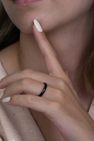 3Mm Ince Bombeli Parlak Çelik Alyans Yüzük Cl27 553609693 Gümüş