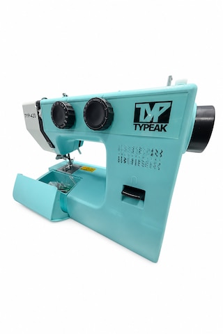 Typeak 25 Desenli Ev Tipi Dikiş Makinası Düz Dikiş Zigzag Dekoratif Dikiş Ayak Ve İp Setli