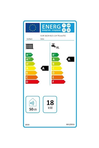 Vaillant ecoTEC İntro 18/24 Kw (16.000 Kcal) Tam Yoğuşmalı Kombi