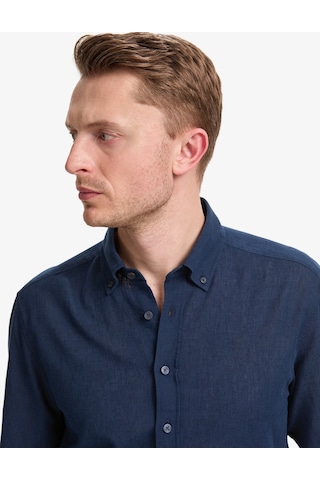 Pierre Cardin Erkek Lacivert Gömlek Desenli 50325356-vr033