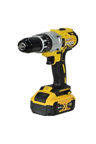 Mager ZY-O2 13 MM Çelik Madren 10 Pilli Darbeli 24 Pcs Setli  Led Göstergeli Şarjlı Akülü Vidalama Matkap