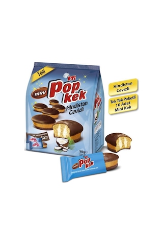 Eti Popkek Mini Hindistan Cevizli 10 x 180 G