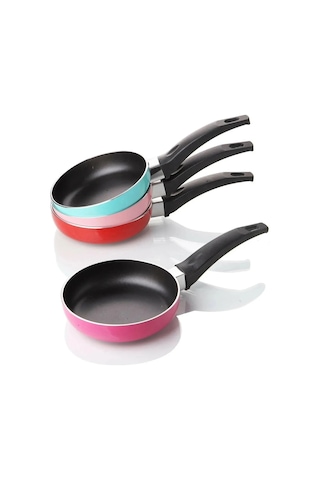 Doremcy Teflon 3 lü  12 Cm Mini Sos Tavası