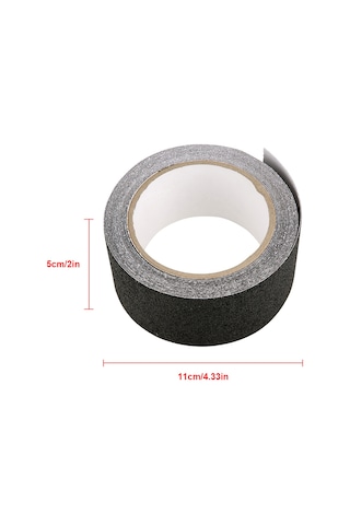 Shineyee Pvc + Silikon Karbür Kendine Yapışkan Kayma Engeli Bantı - 5cm X 5m - Ateş Direnci, Suya Dayanıklı, Üstün Dayanıklılık