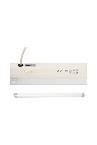 Mega Oto Market 6w 24v Karavan 27 Cm Elektronik Floresan Kabin Tavan Lambası - Mavi Işık