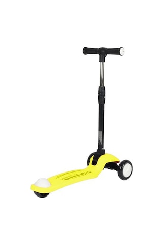 3+ Yaş Pro Scooter Sarı Işıklı 50 Kg Taşıma Kapasiteli Sarı