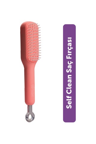 Pro Selfcleanbrush - Saç Açma Tarama Masaj Fırçası- Kendini Temizleyen Saç Fırçası Yavruağzı Pro Selfcleanbrush - Saç Açma Tarama Masaj Fırçası- Kendini Temizleyen Saç Fırçası Yavruağzı