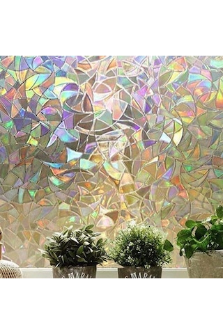 Qingmipy 3b Görünüm Film - Uv Koruma, Gizlilik Ve Dekoratif Işık Efekti İle Pencereler İçin Beyaz