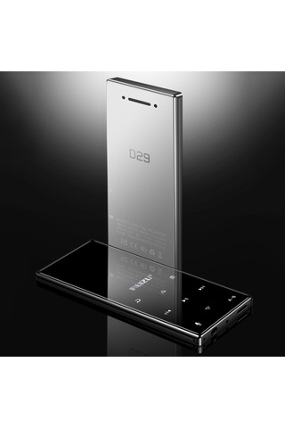 Teltree Ruızu D29 Mini Bluetooth Mp3 Çalar - 1.8" Renkli Ekran, Dokunmatik Tuşlar, Hıfı Ses, Fm Radyo, Kayıt, 8gb Dahili Hafıza, Siyah